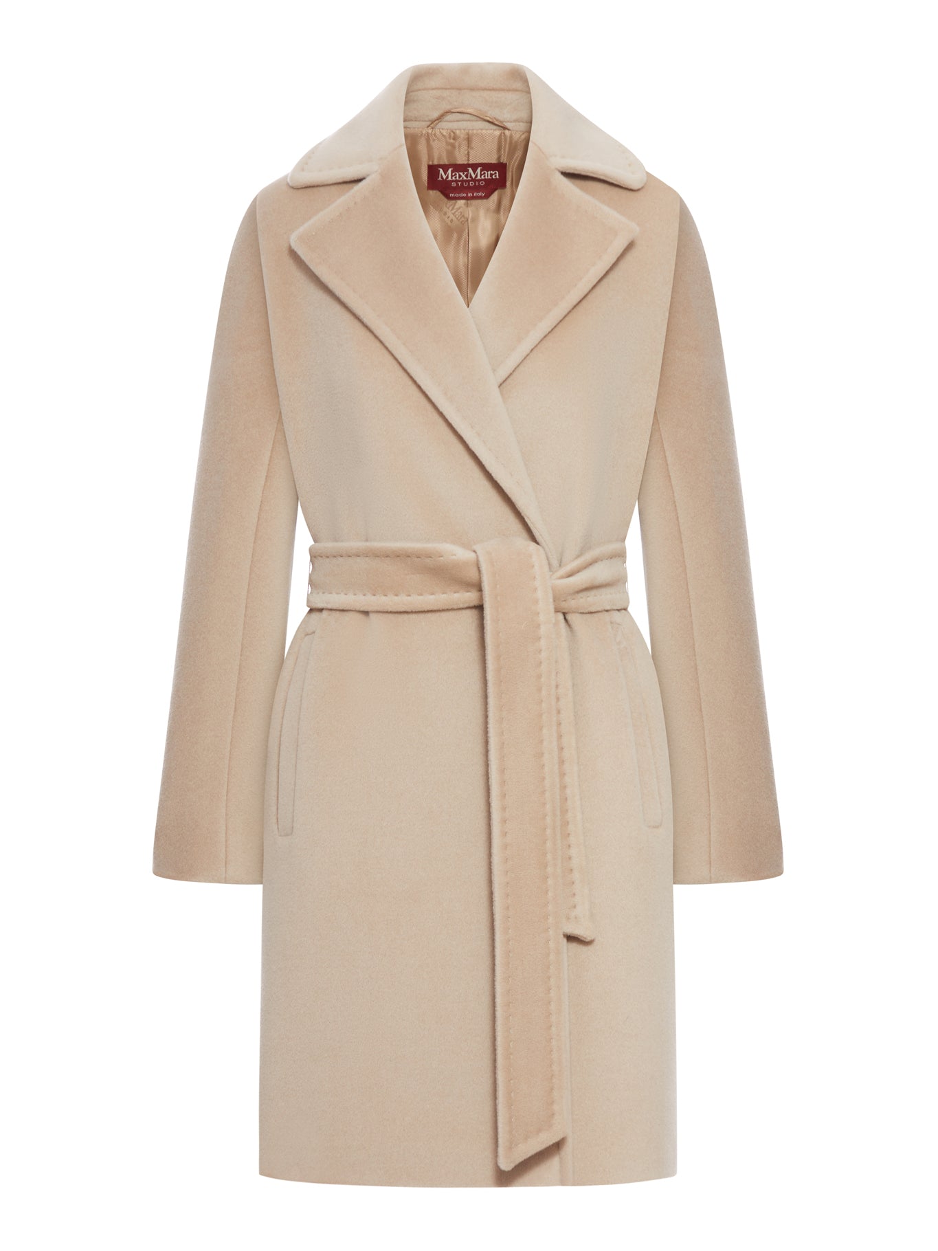SCIRE BEAVER WOOL ROBE COAT