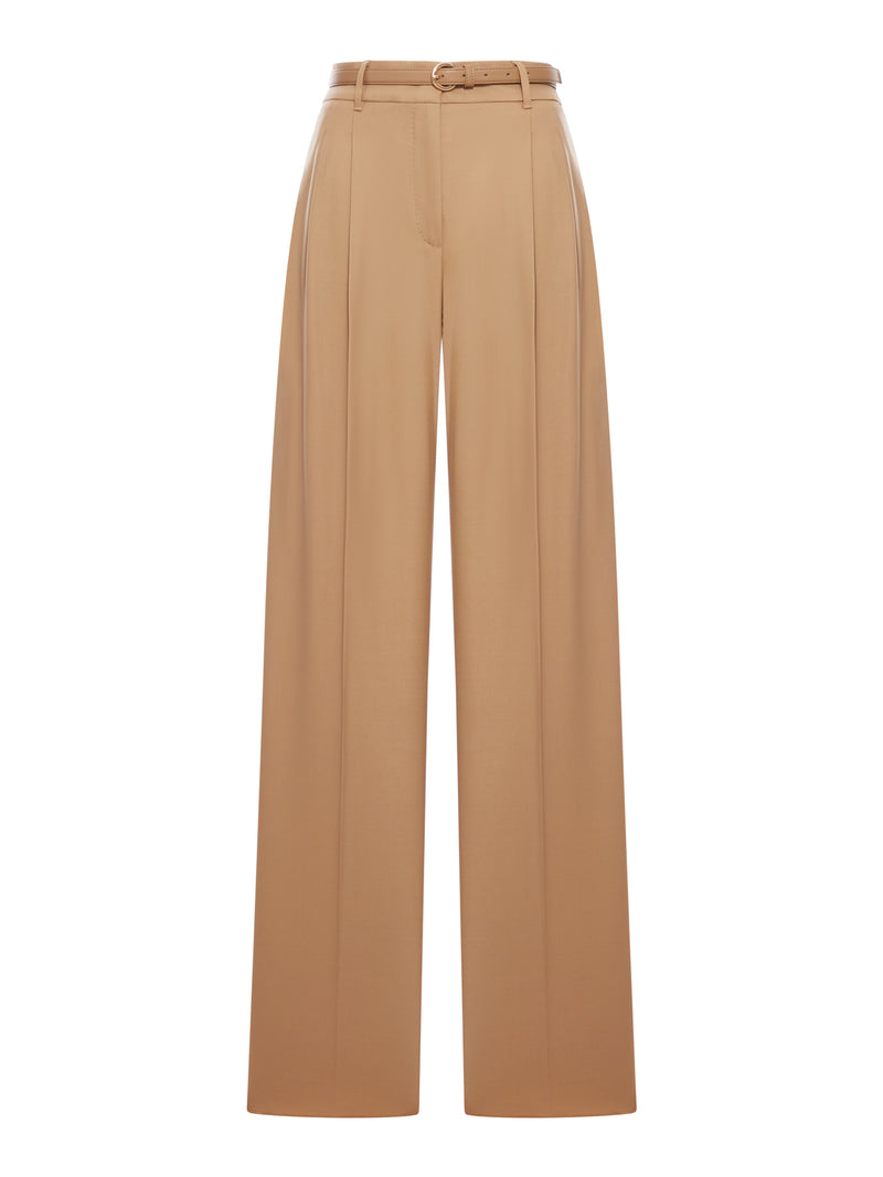 WOOL TASSEL ENTRY TROUSERS