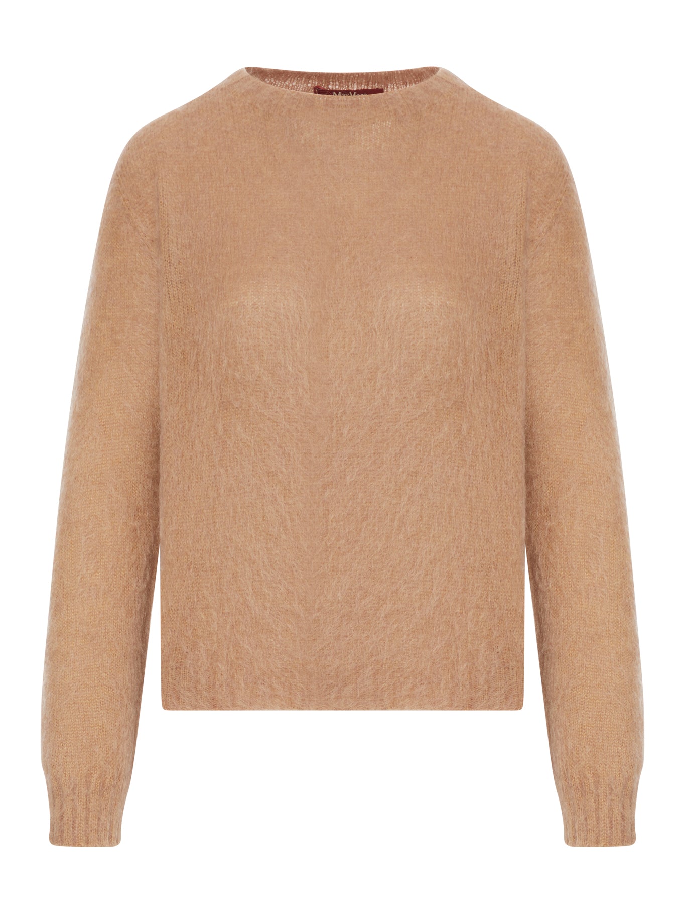 CREW NECK SWEATER IN MOHAIR BLEND YARN