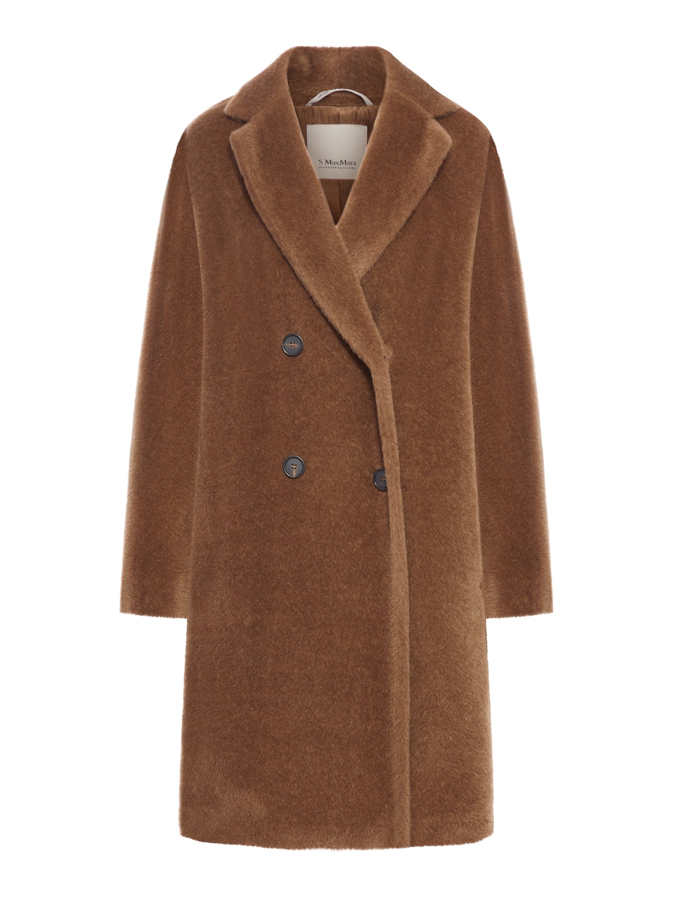 MIDI COAT IN WOOL AND ALPACA