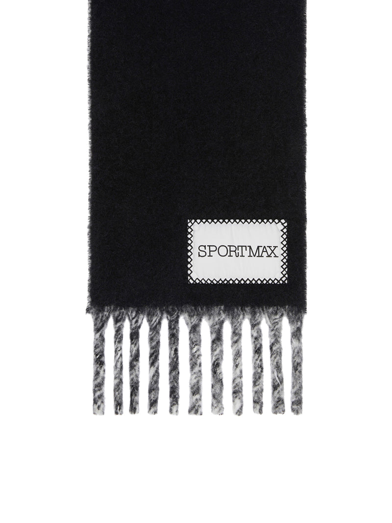 TWO-TONE SCARF WITH FRINGES