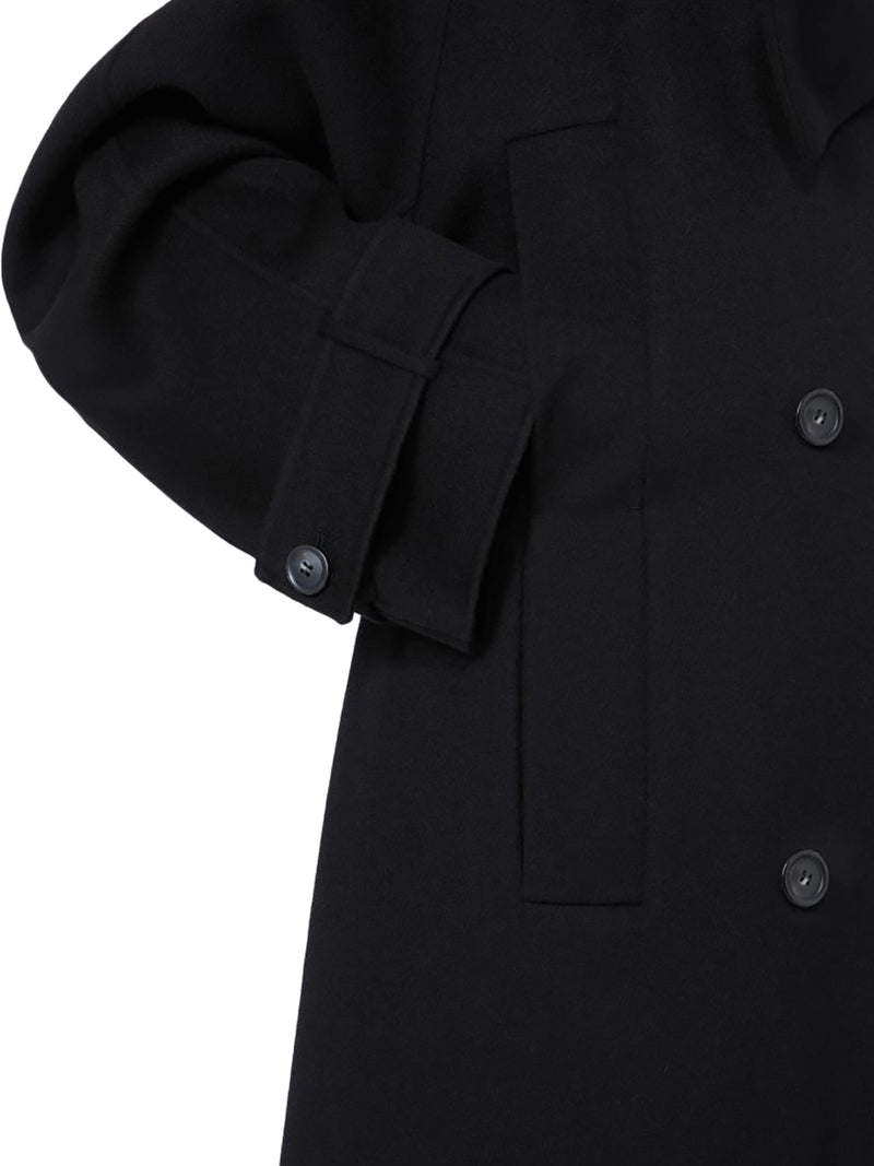 YOLE TRENCH COAT IN PURE WOOL DOUBLE