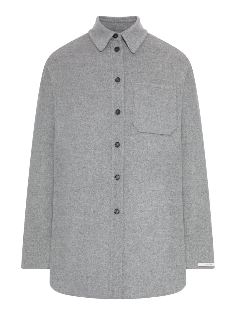 OVERSIZED RIBER WOOL SHIRT