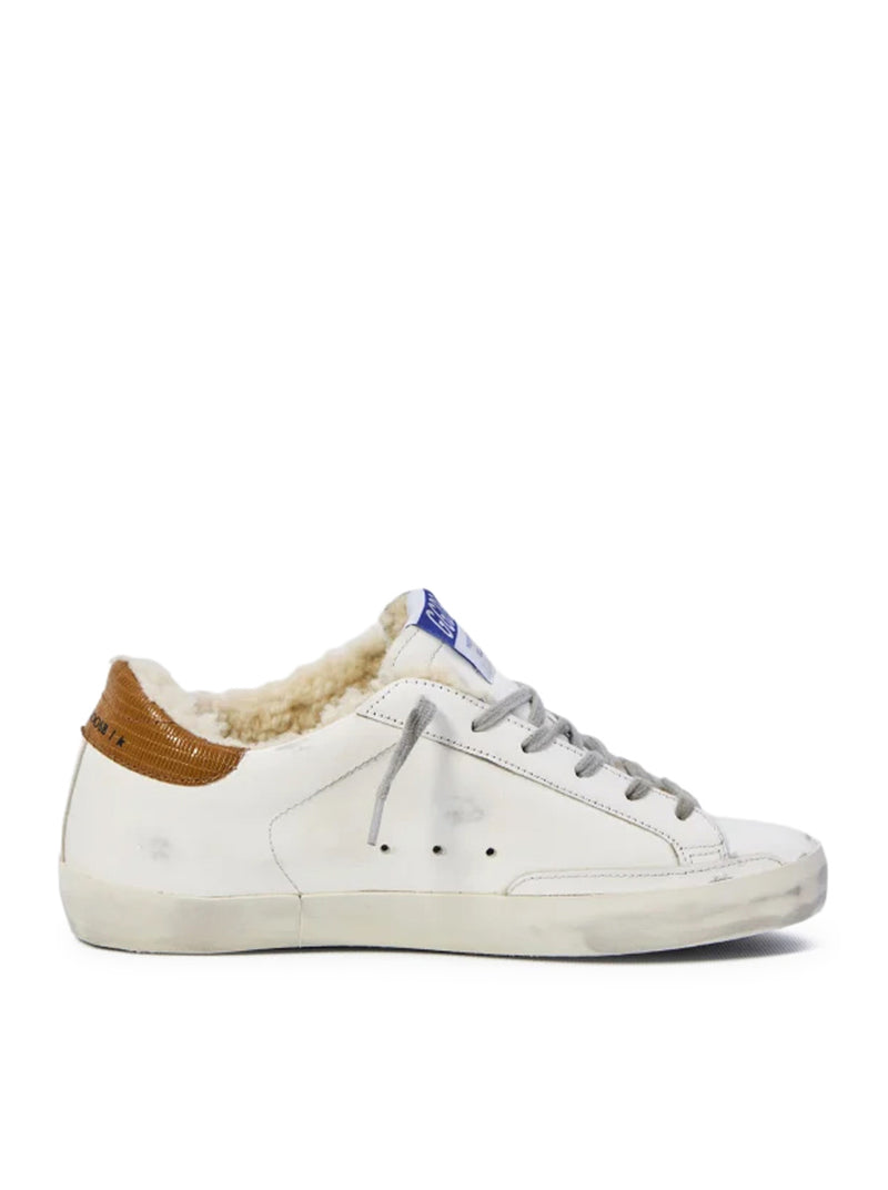 SUPER-STAR SNEAKERS WITH SHEARLING