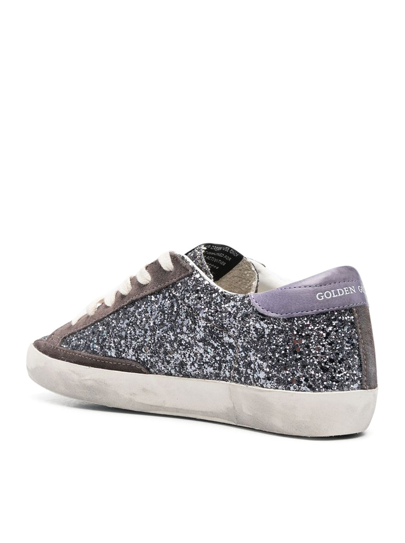 SUPER-STAR SNEAKERS WITH GLITTER