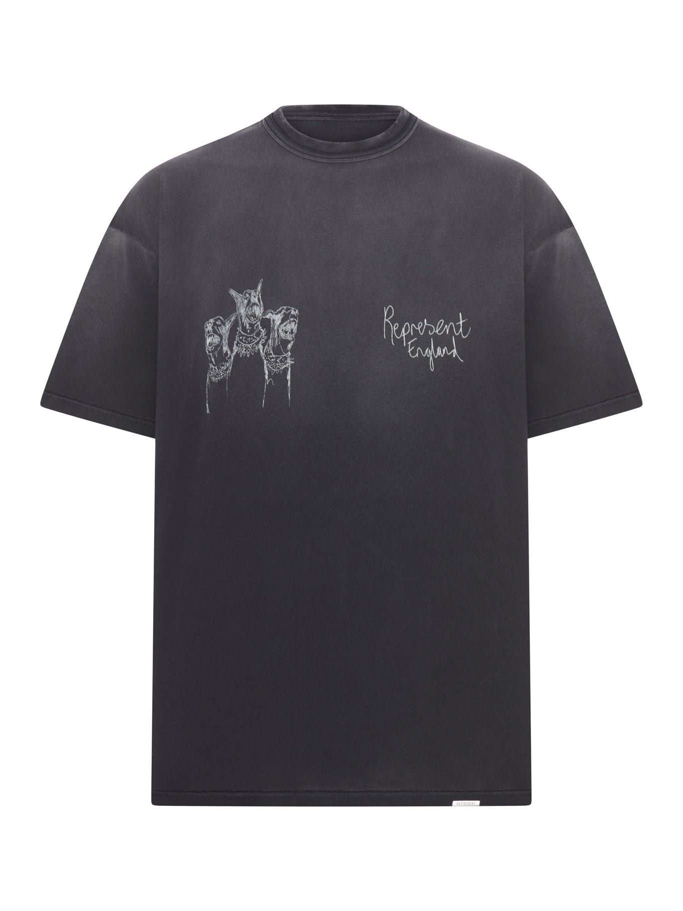 CREW NECK COTTON T-SHIRT WITH PRINT