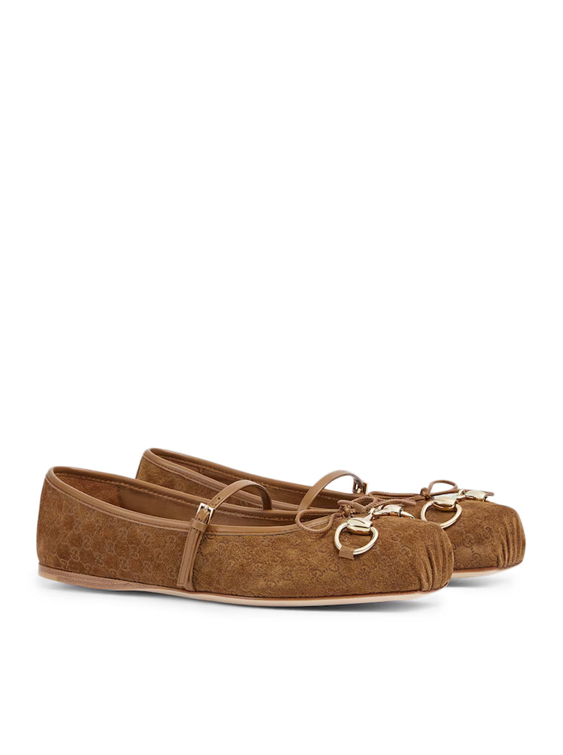 GUCCI WOMEN`S BALLERINA WITH HORSEPIECE