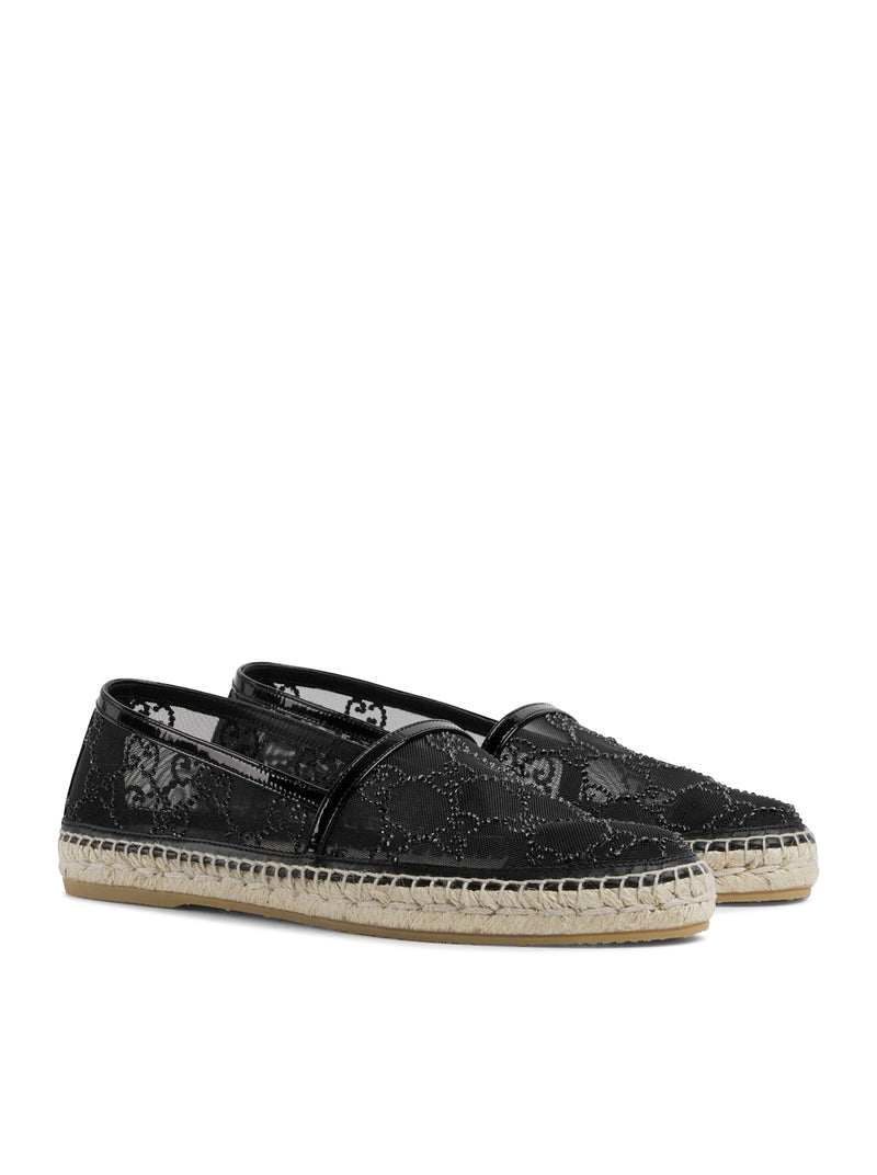 ESPADRILLES WITH GG CRYSTALS