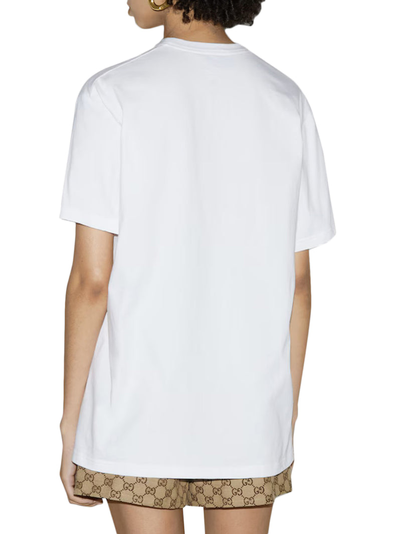 PRINTED COTTON JERSEY T-SHIRT