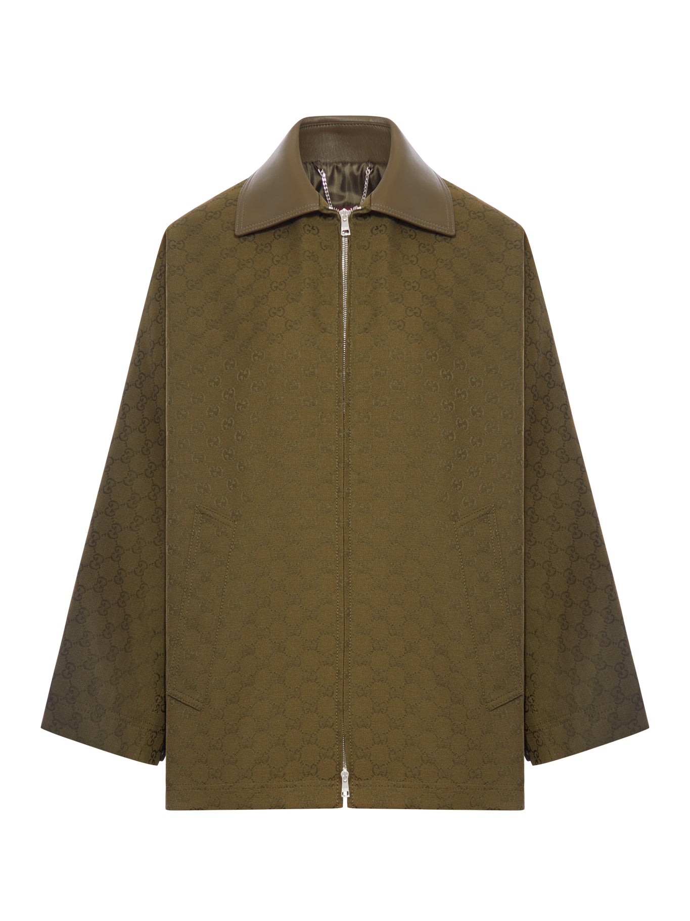 GG FABRIC ZIP-UP JACKET