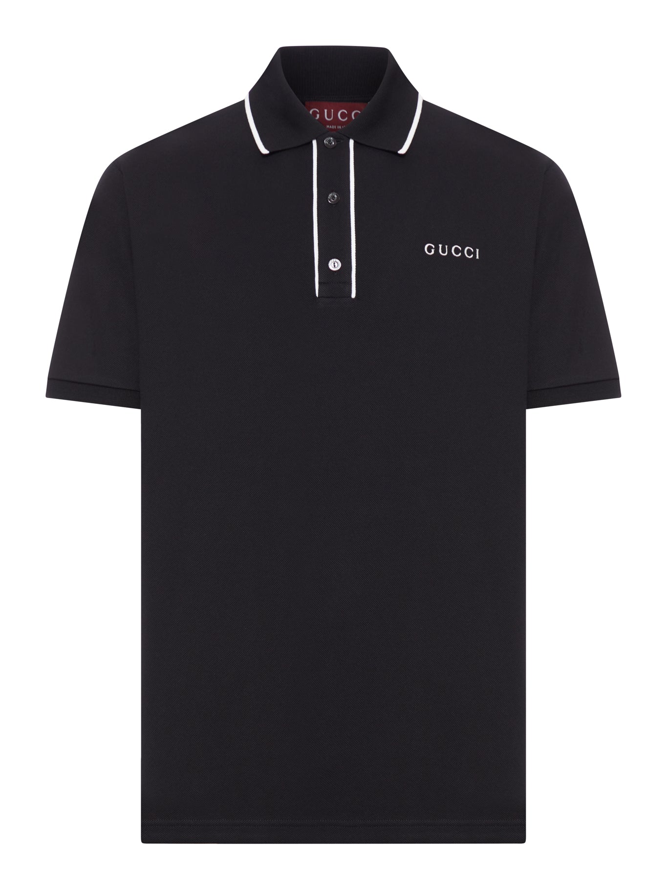 COTTON PIQUET POLO WITH EMBROIDERY