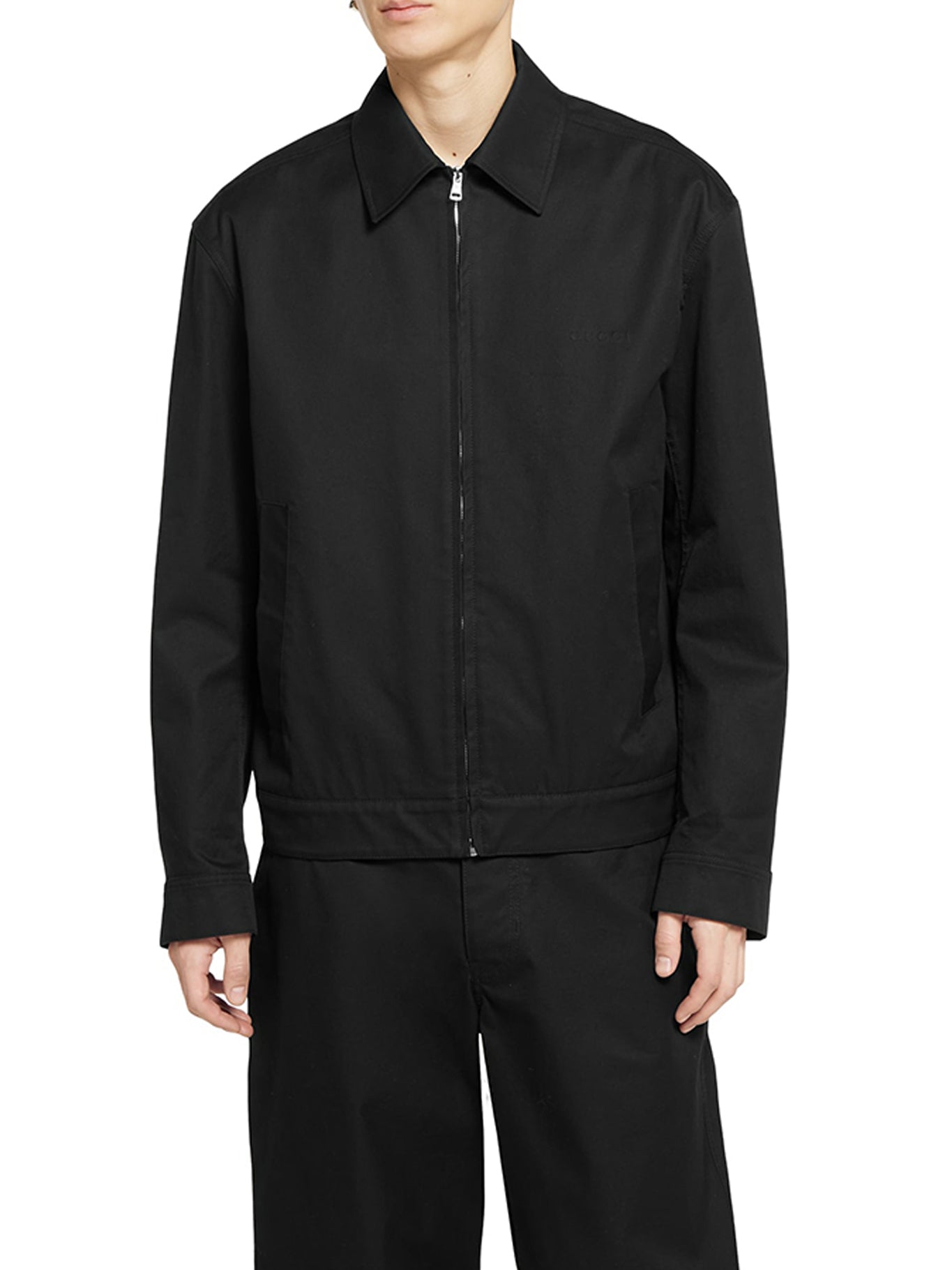 COTTON TWILL JACKET WITH WEB DETAIL – Suit Negozi Row
