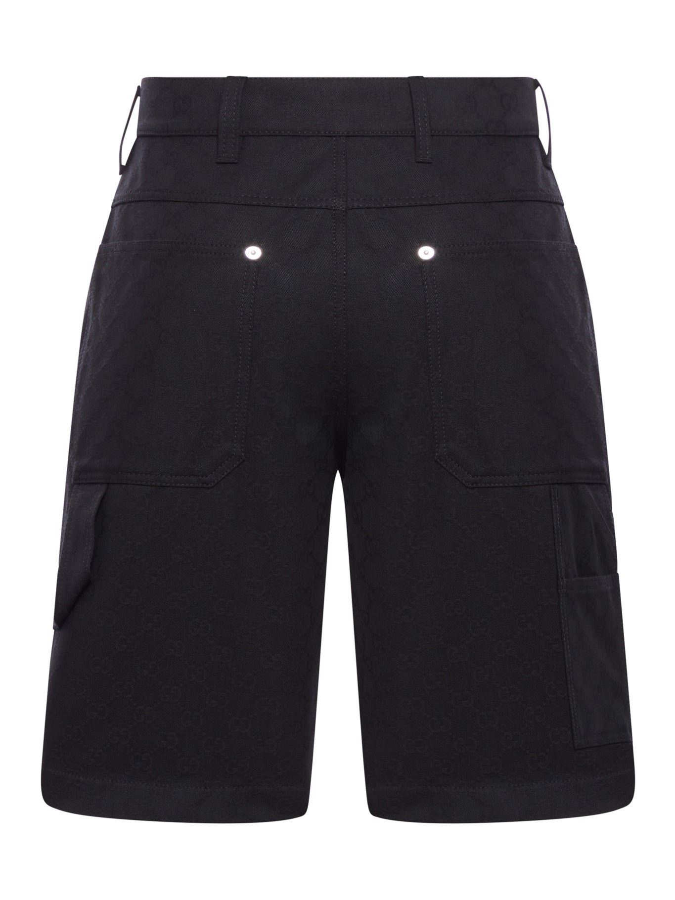 JACQUARD BERMUDA SHORTS WITH GG MONOGRAM