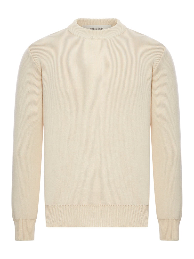 CREW NECK COTTON SWEATER
