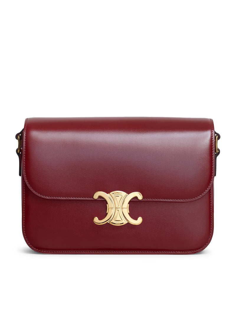 TRIOMPHE CLASSIQUE BAG IN GLOSSY CALFSKIN