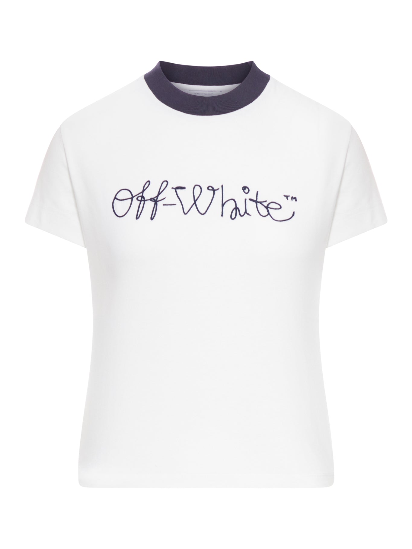 FITTED T-SHIRT WITH EMB LOGO