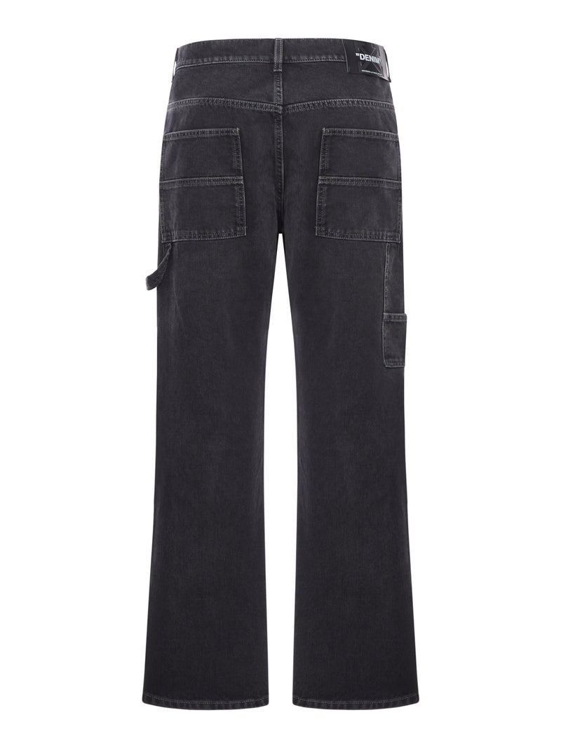 VINTAGE GOTHIC CARPENTER JEANS IN DENIM