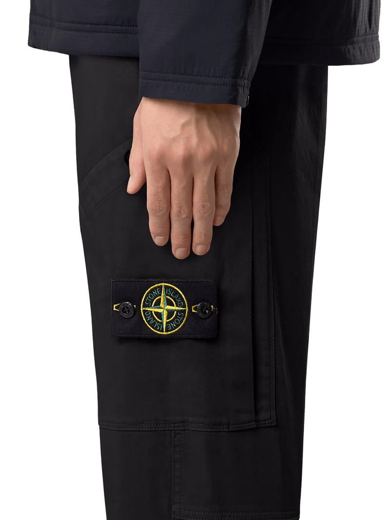 REGULAR COTTON TROUSERS WITH LOGO