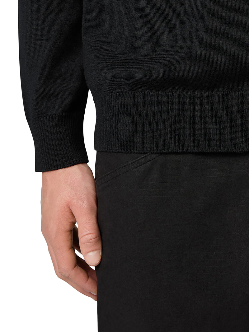 COMPASS LOGO TURTLENECK SWEATER