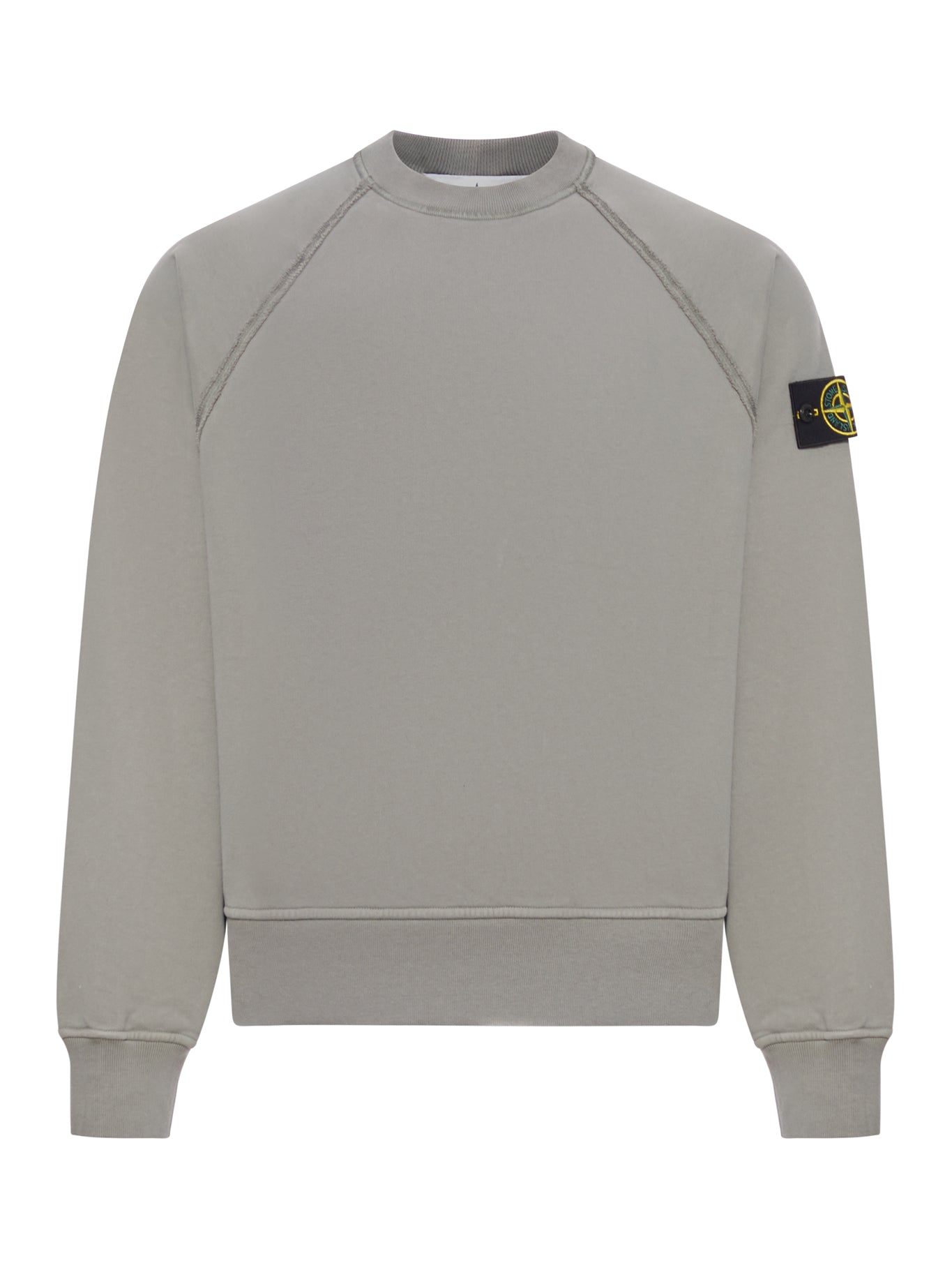CREW NECK SWEATSHIRT IN ORGANIC BRUSHED COTTON
