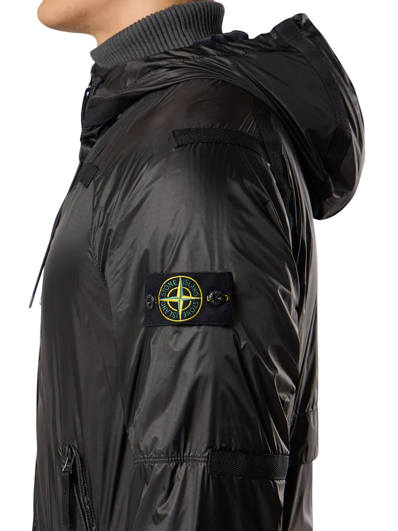 LIGHTWEIGHT HOODED JACKET WITH ANTI-DROP
