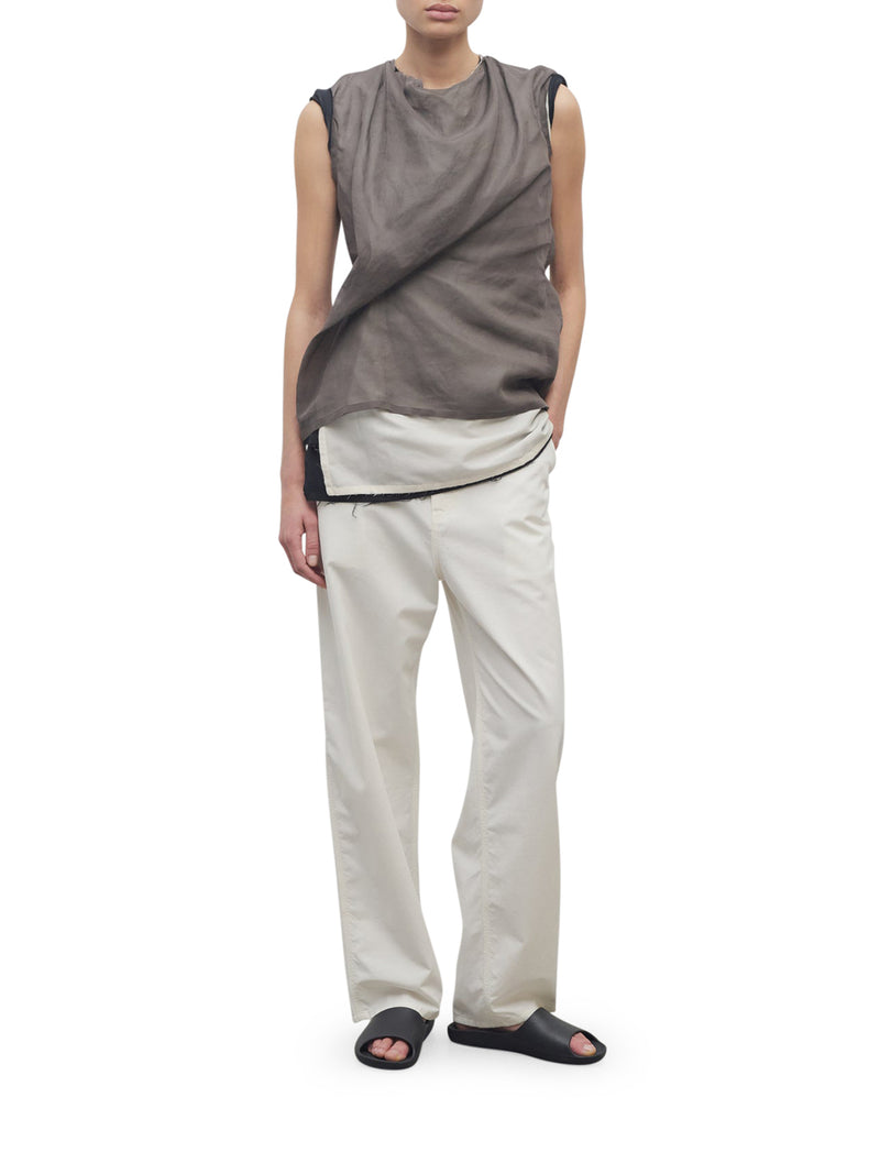 SHARKA COTTON AND CASHMERE TROUSERS