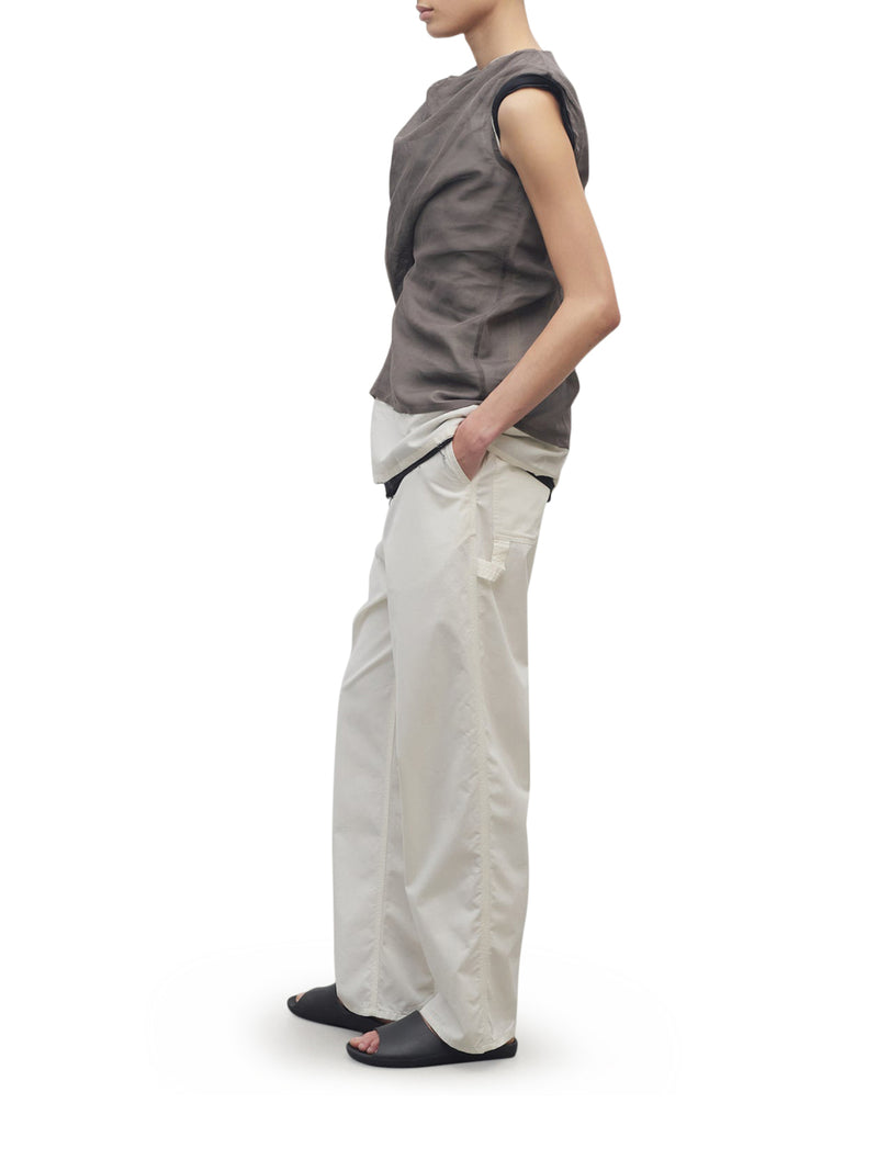 SHARKA COTTON AND CASHMERE TROUSERS