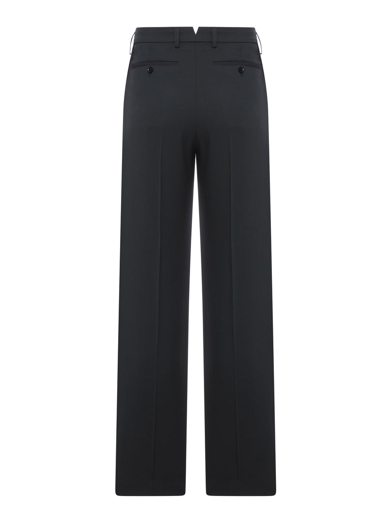 TAILORED TROUSERS IN WOOL TRICOTINE