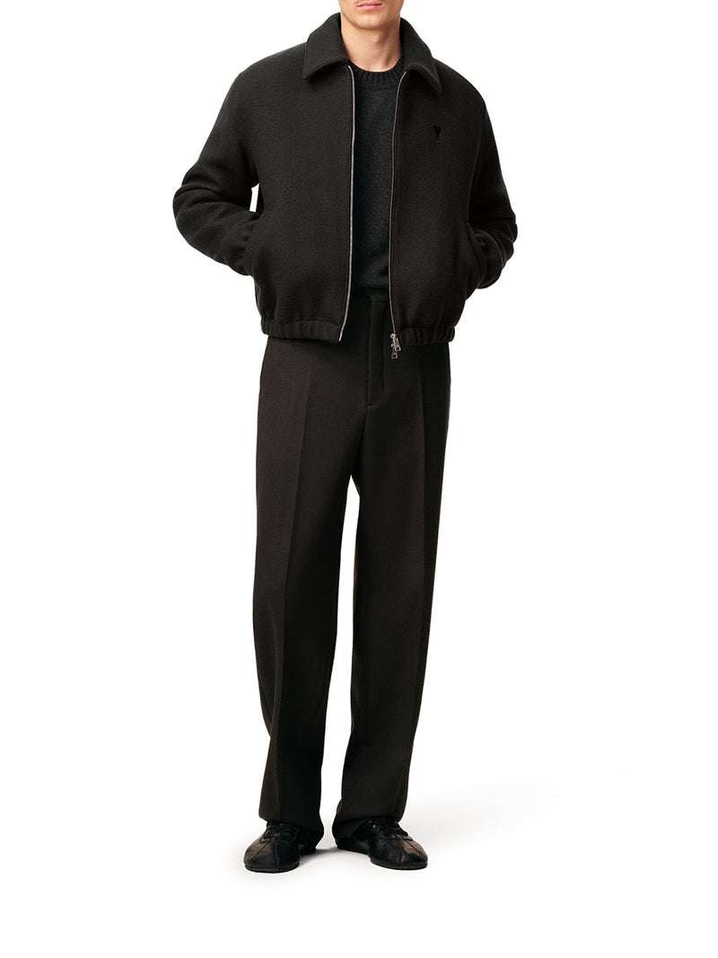 AMI DE COEUR WOOL ZIP-UP JACKET