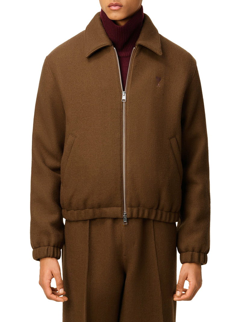 AMI DE COEUR WOOL ZIP-UP JACKET – Suit Negozi Row