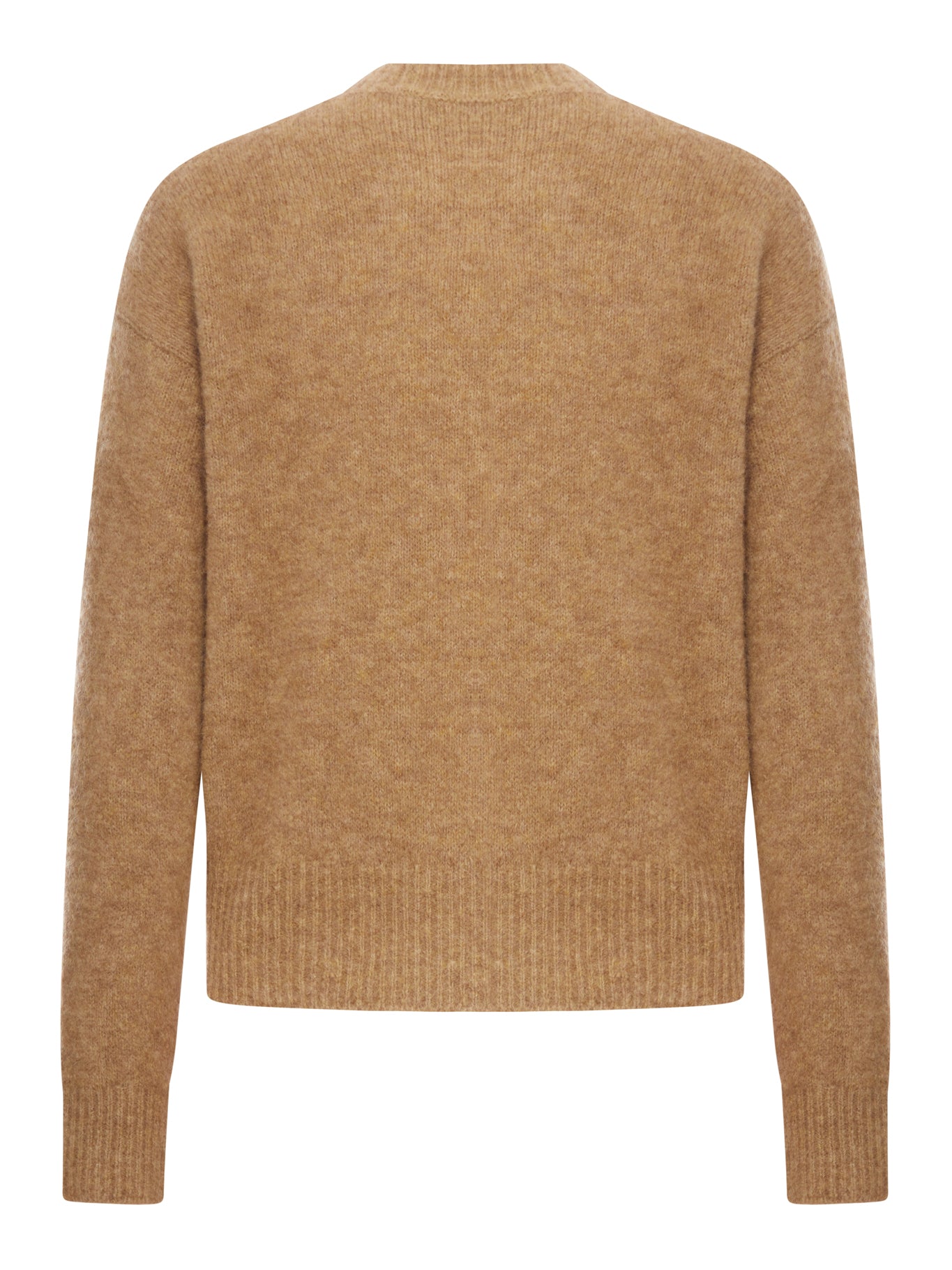CREW NECK ALPACA WOOL SWEATER