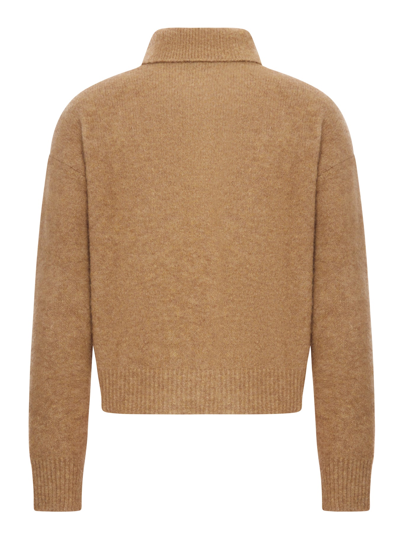 ALPACA LONG-SLEEVED POLO SHIRT