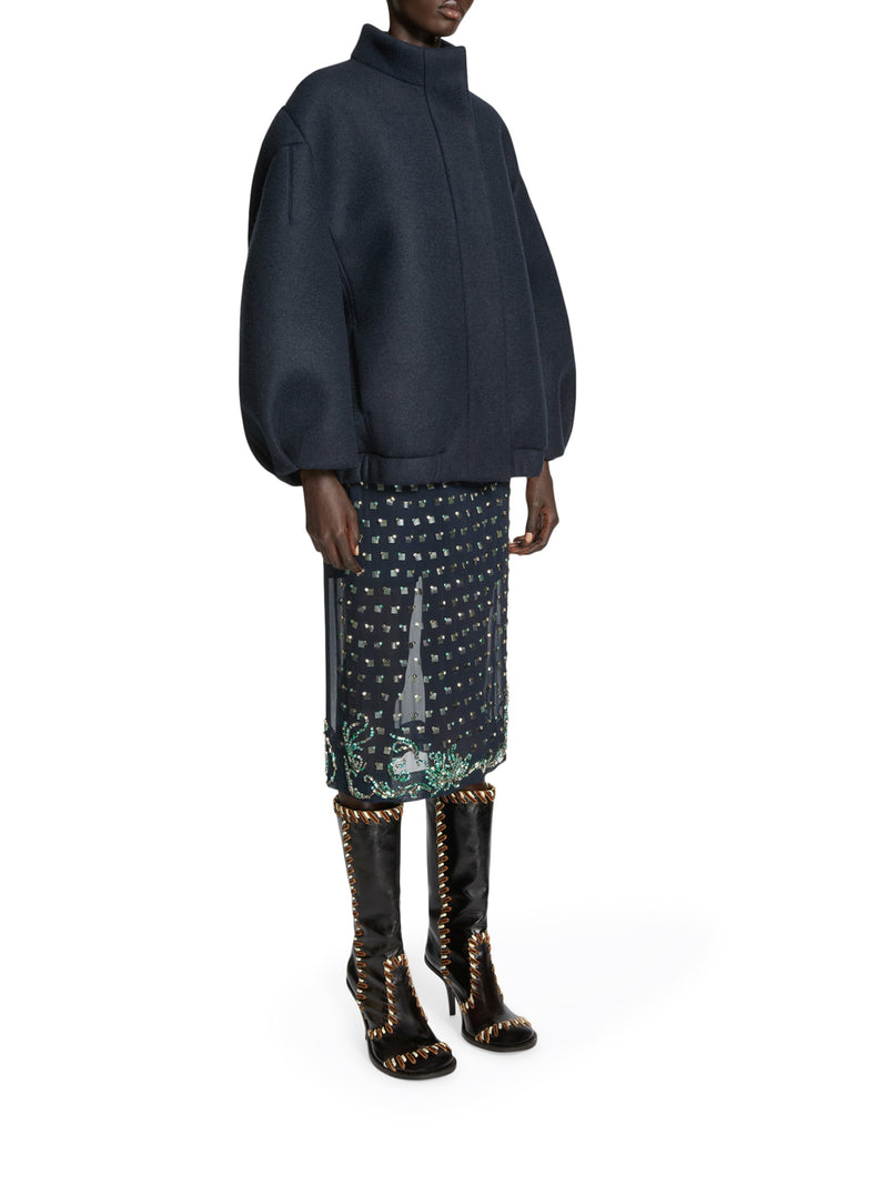 STRUCTURED WOOL JACKET