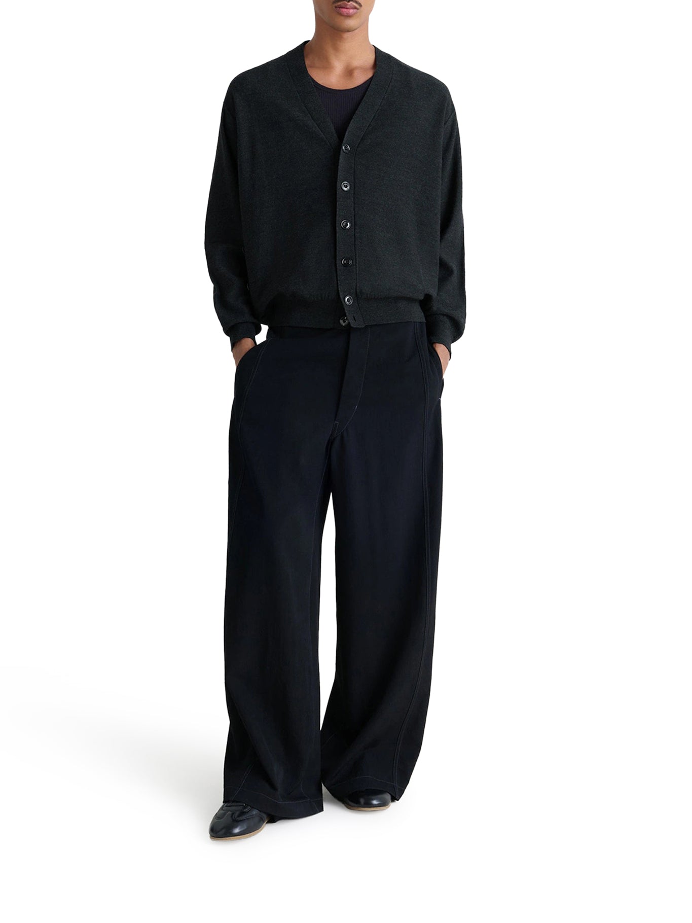 TWISTED WOOL CARDIGAN