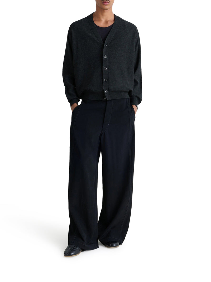 TWISTED WOOL CARDIGAN