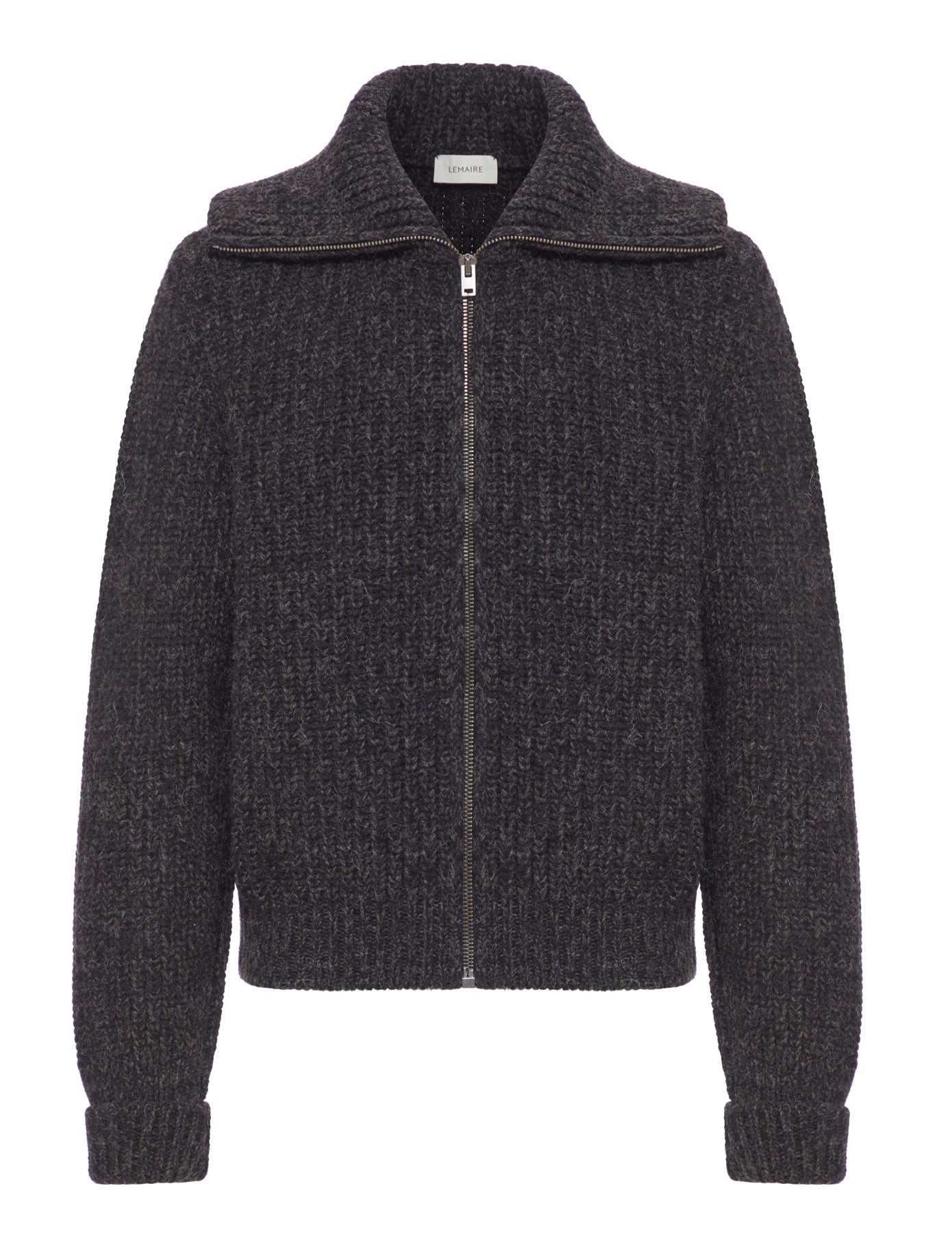 ALPACA ZIP-UP CARDIGAN