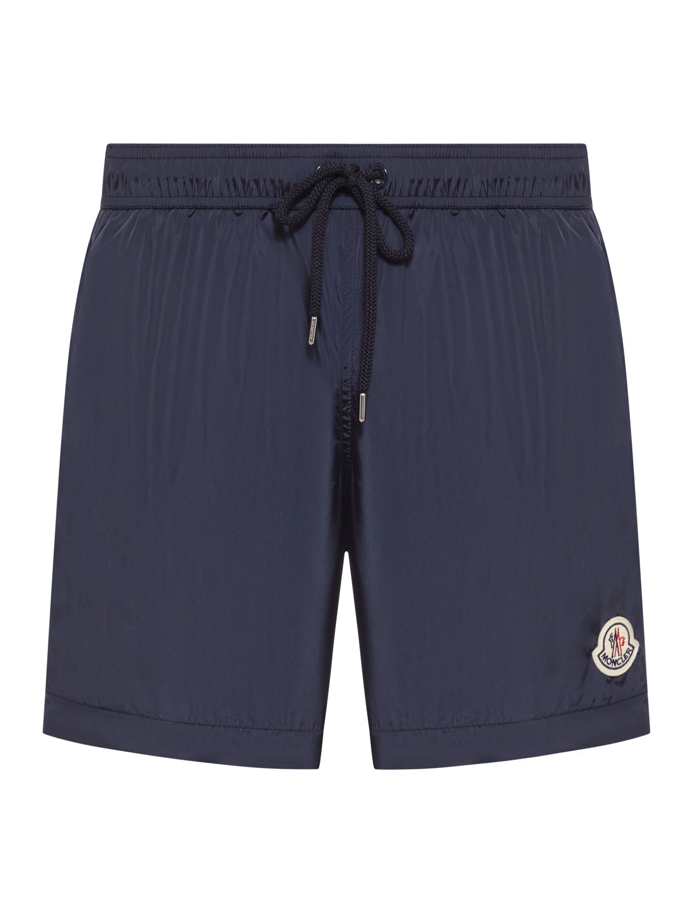 SWIM SHORTS WITH LOGO PATCH