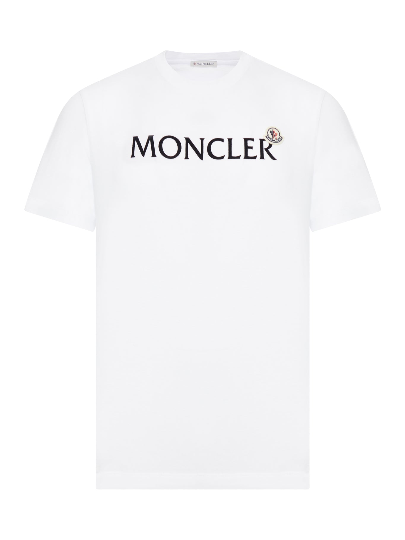 COTTON FLOCKED LOGO T-SHIRT