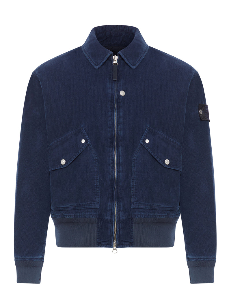 MICRO CORDUROY BOMBER JACKET