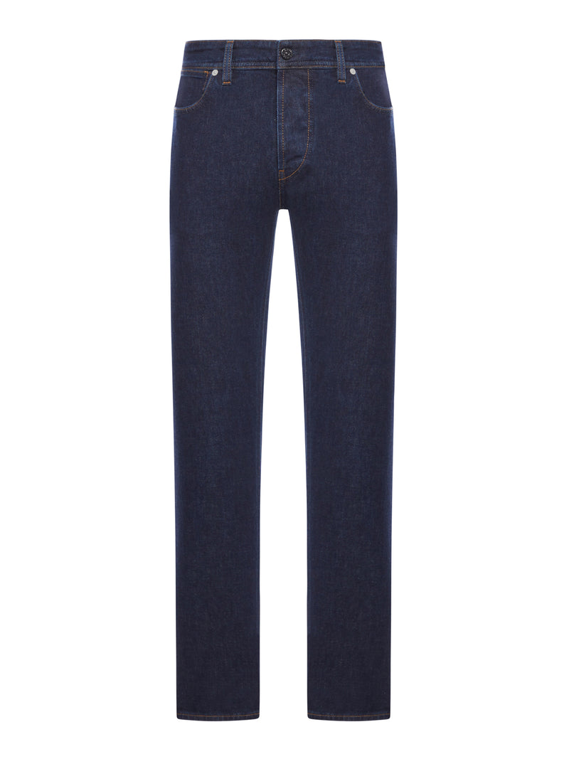 JEANS STRETCH INDIGO DENIM-RINSED