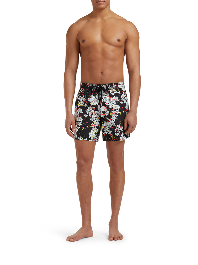 FLOWER SPLASH MEN`S SWIM SHORTS