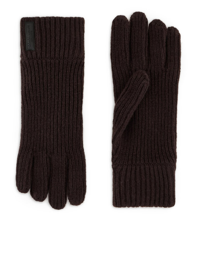 PURE CASHMERE KNITTED GLOVES