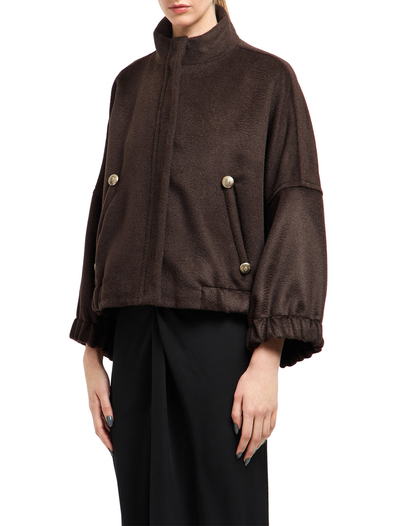 CABAN IN ALPACA AND WOOL