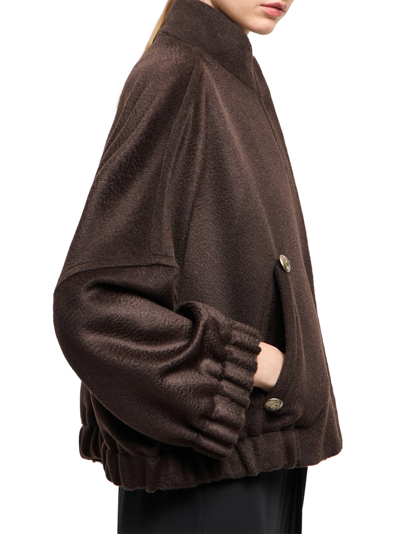 CABAN IN ALPACA AND WOOL