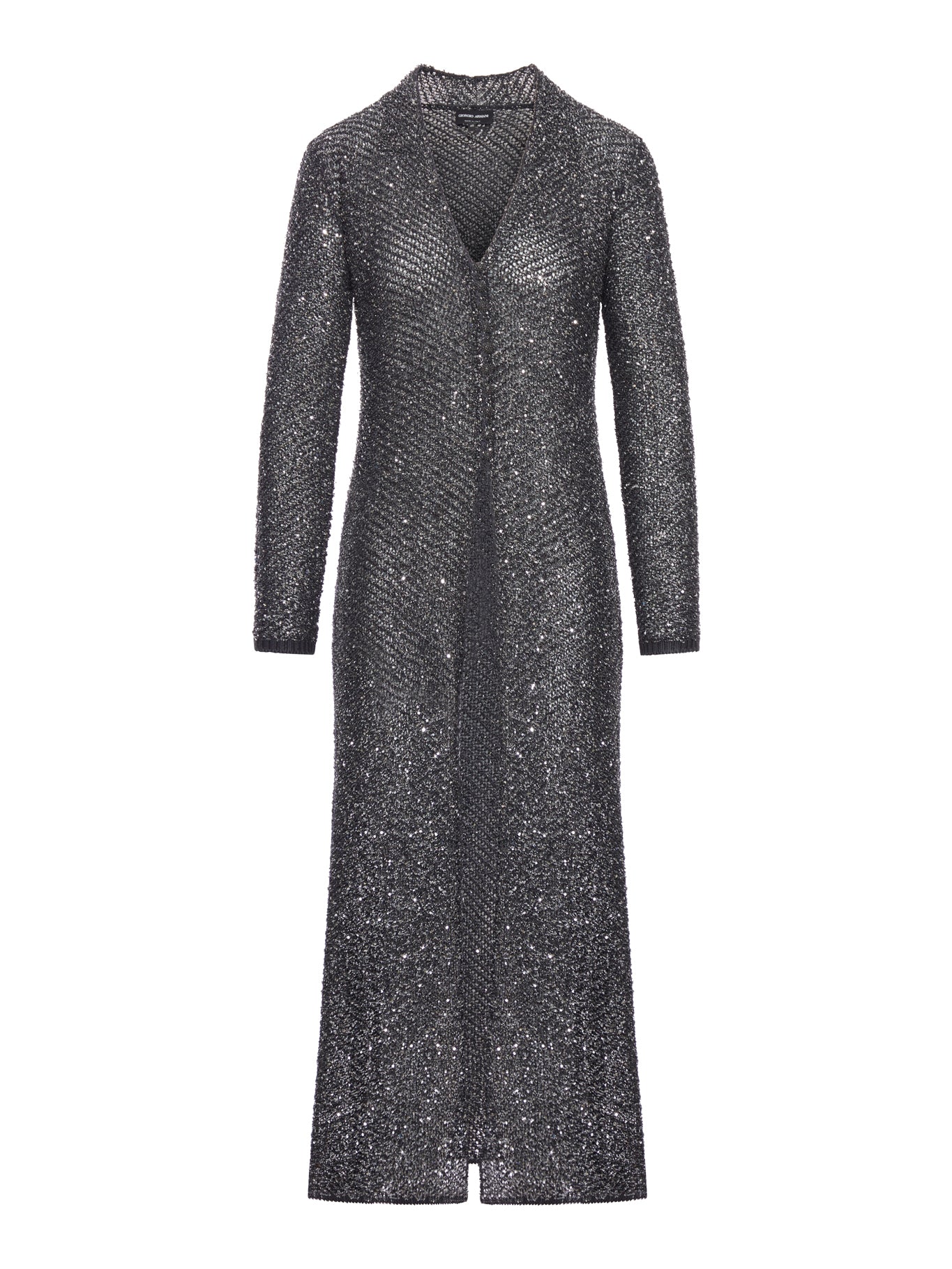 LONG KNITTED CARDIGAN