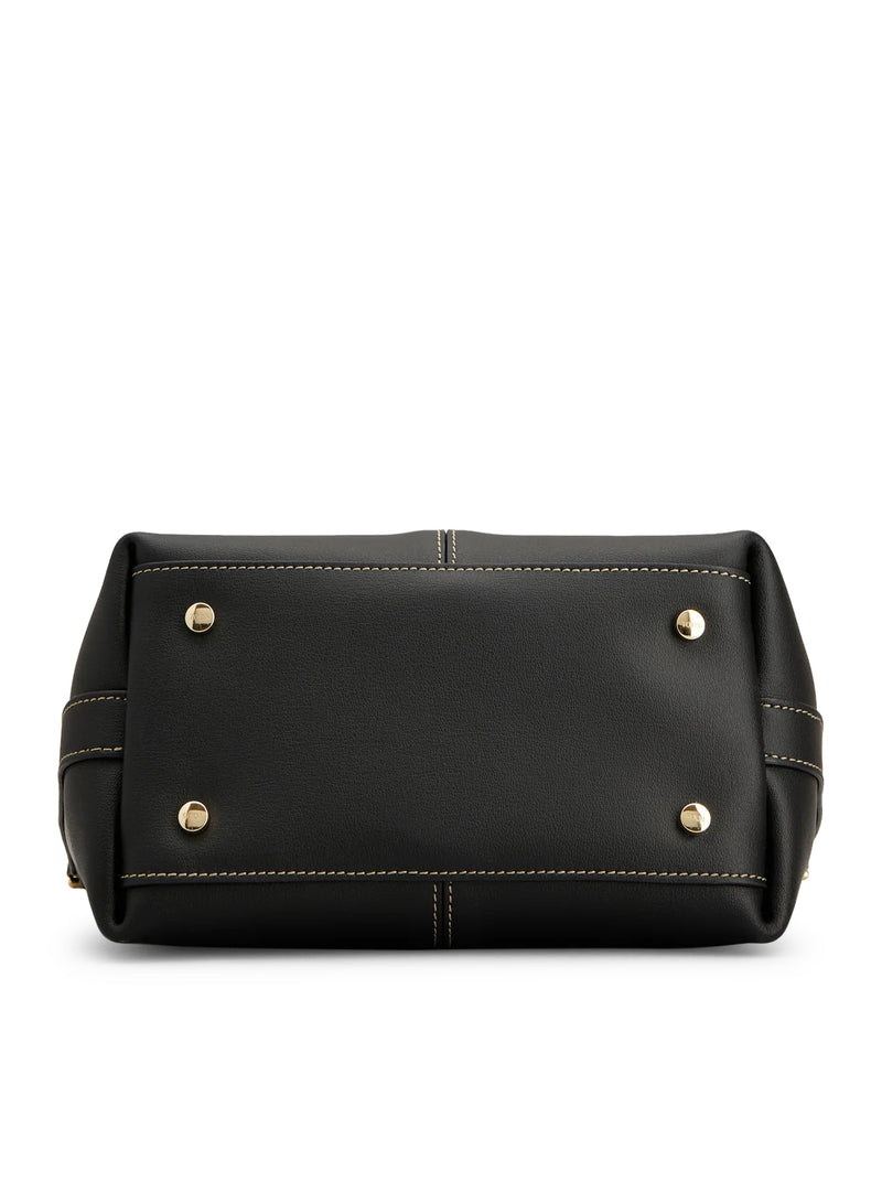 LEATHER TOTE SHOPPING BAG