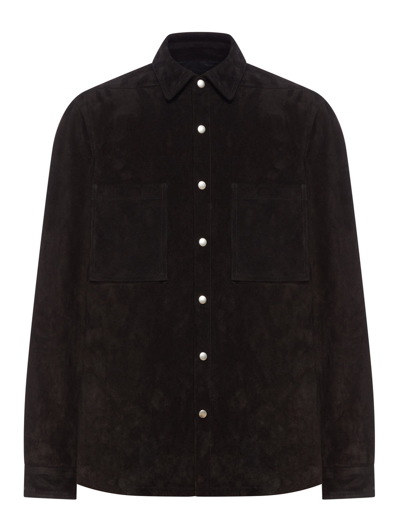 SUEDE OVERSHIRT