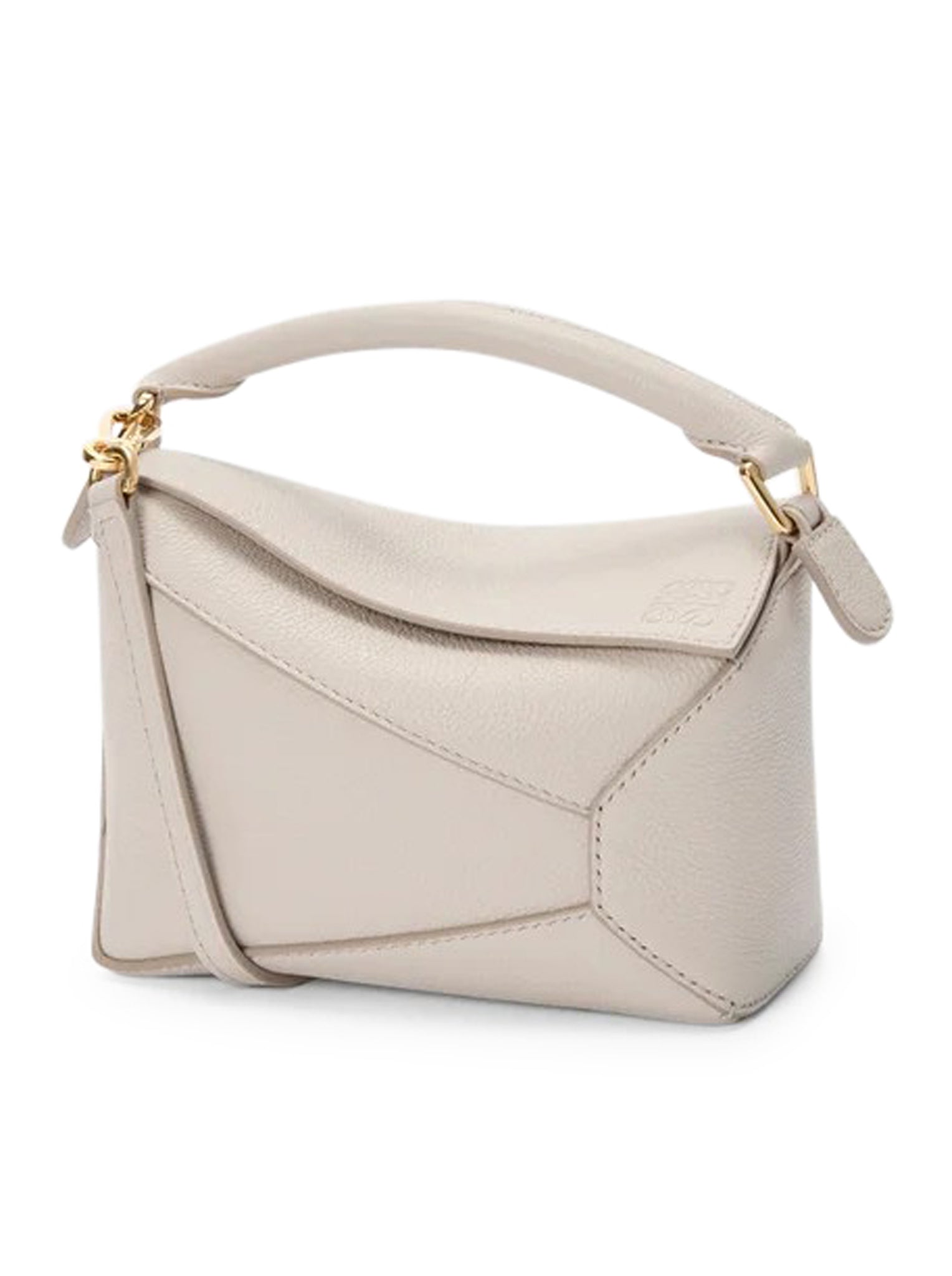 PUZZLE EDGE MINI BAG IN GRENADE LEATHER