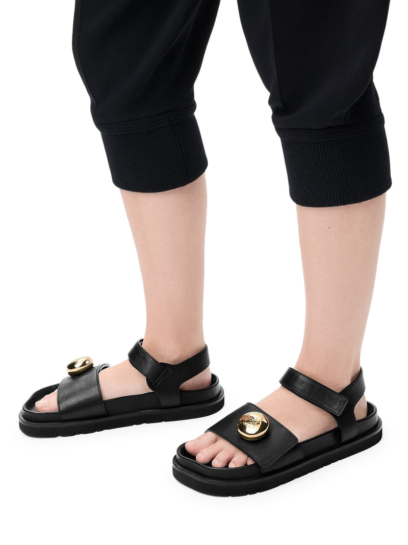 PEBBLE SANDALS WITH SOFT CALFSKIN FUSSBETT SOLE