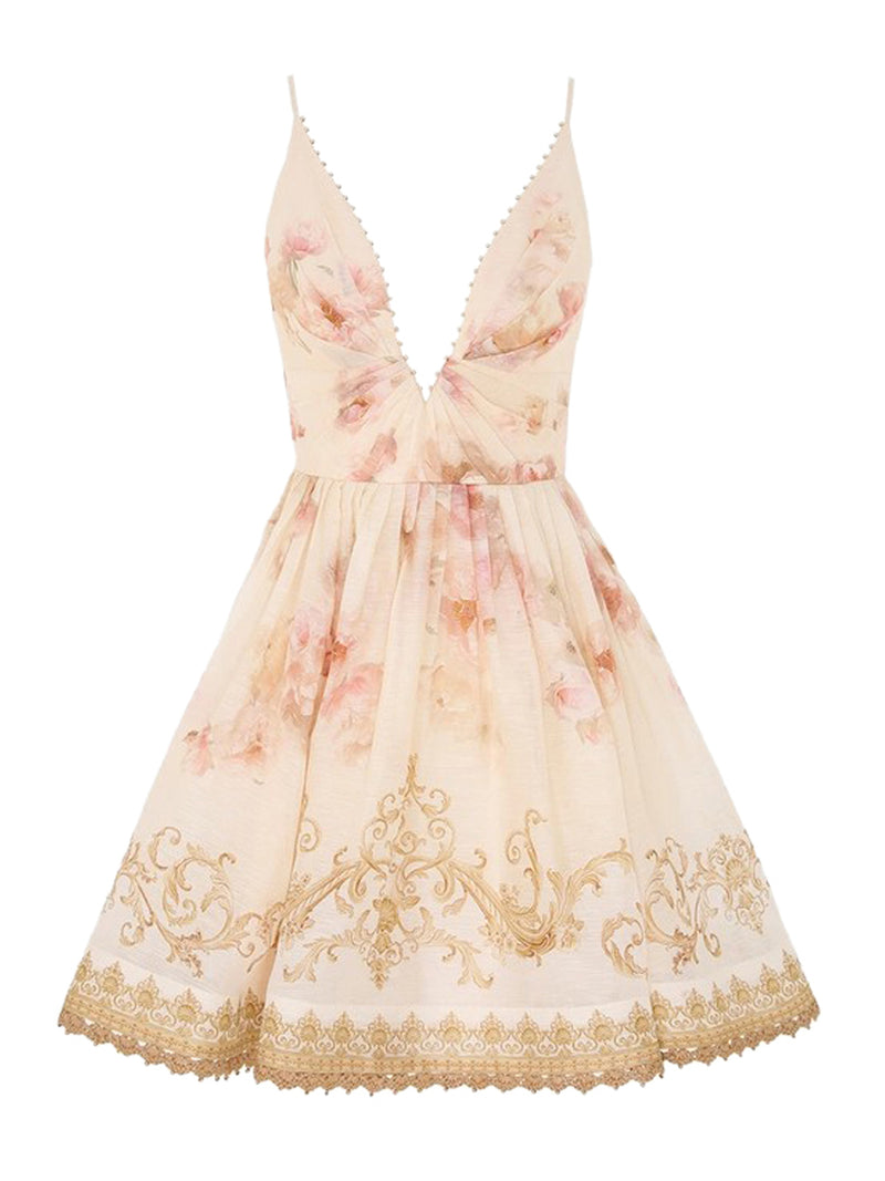 ILLUMINATE LEMON HYDRANGEA PICNIC MIDI DRESS – Suit Negozi Row